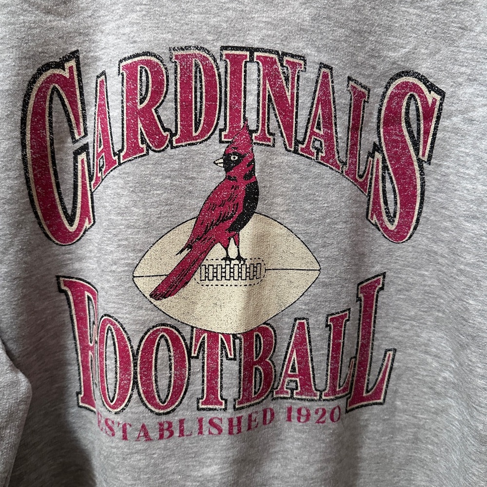 Gray Arizona Cardinals‎ Football Sweatshirt Men’s Size XL. New with Tag - Picture 2 of 6